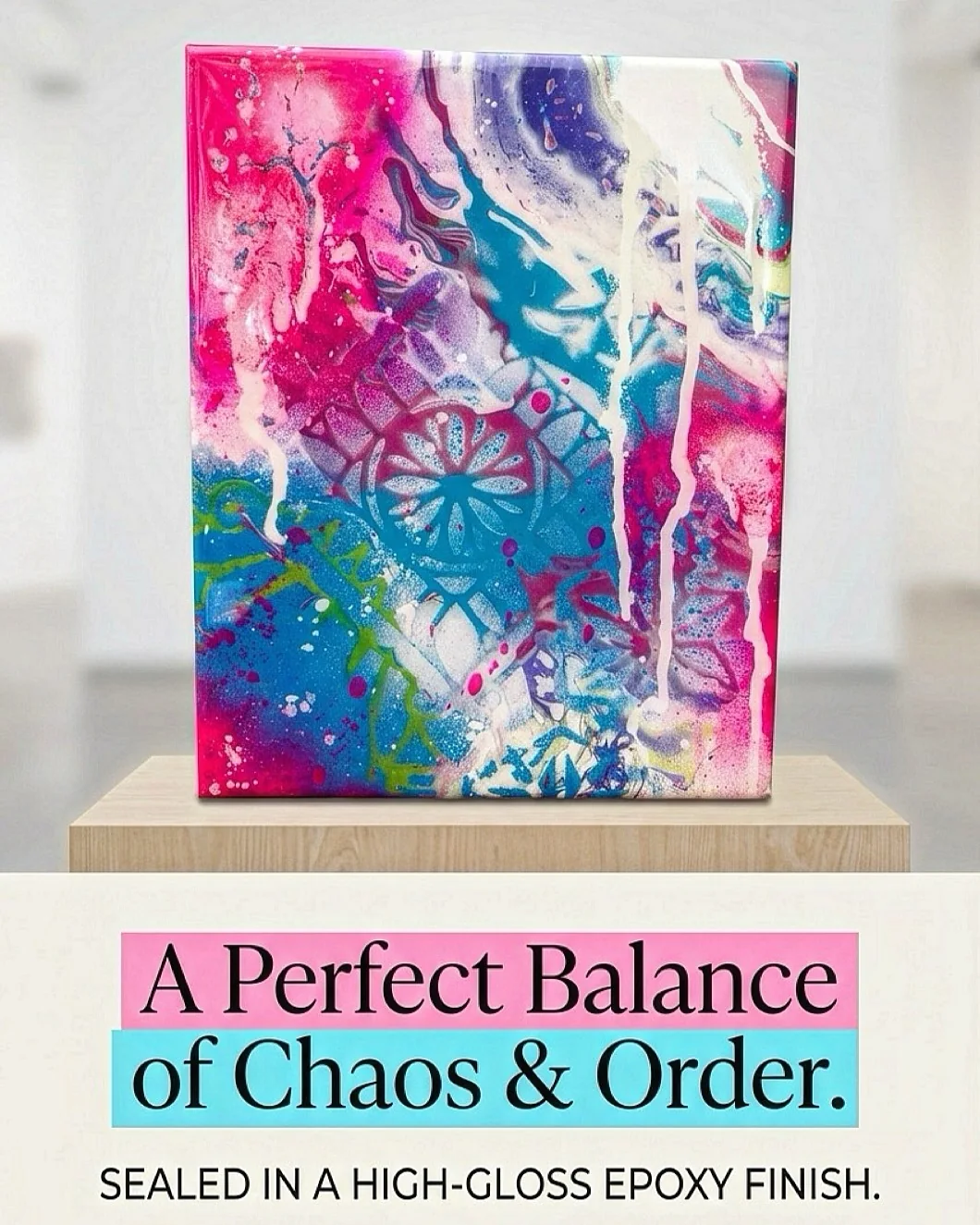 Chaos / order — mixed media