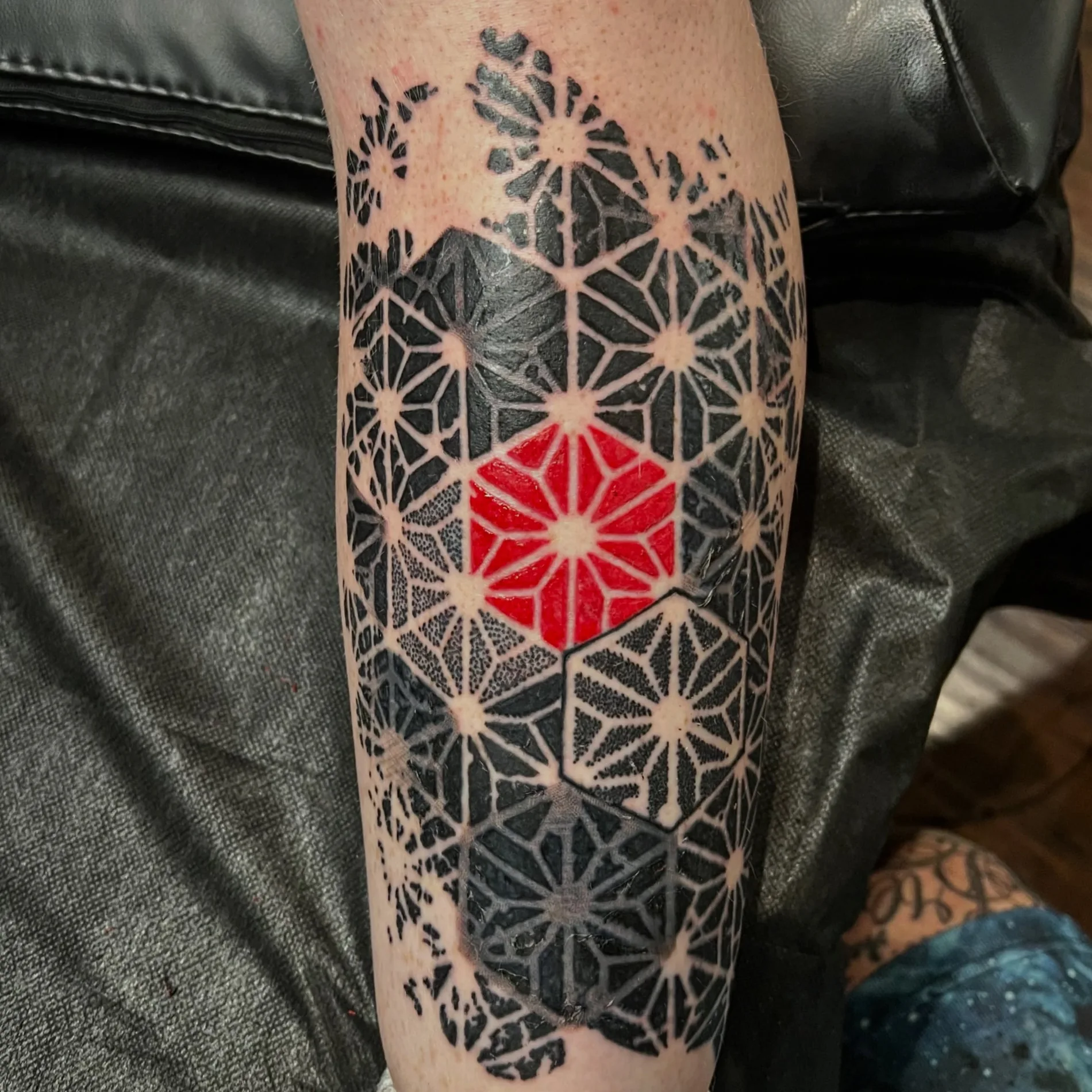 Geometric blackwork / creative freedom